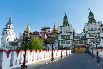 Moscow. View of the Izmailovsky Kremlin tourist complex
