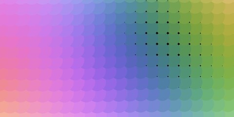 Light Multicolor vector texture with circles.
