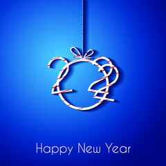 2022 Happy New Year background.