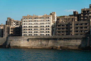 Obraz premium Gunkanjima