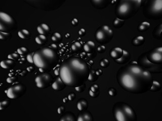 Silver shiny globes spheres design background
