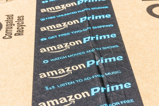 Amazon Prime Parcel Package. Amazon.com is a premier online retailer.