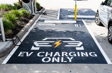 parking space for Electric Vehicle charging