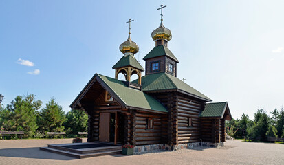 The Orthodox Church of St. Antoni and Teodozjusz Pieczerski located in the hermitage called Skit near the village of Odrynki in Podlasie, Poland.