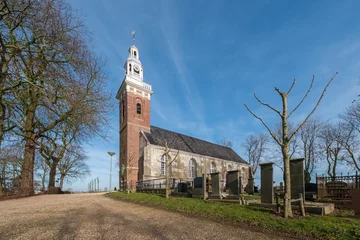 Foto op Canvas Tjamsweer, Groningen Province, THe Netherlands © Holland-PhotostockNL