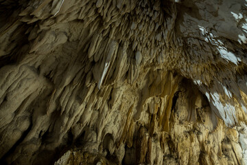 Inside the cave in Serbia