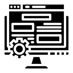 digitalplatform glyph icon