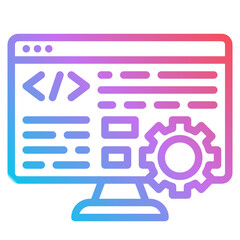 developer gradient icon