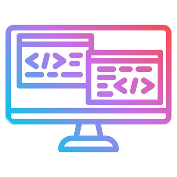 programing gradient icon