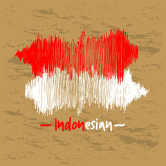 indonesian flag design