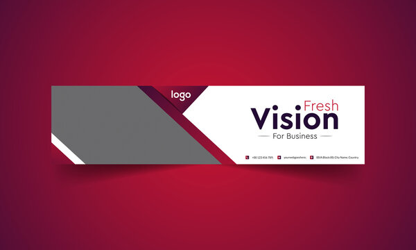 Eye-Catching Banners Web Banner, Professional Social Media Cover For Business Profile