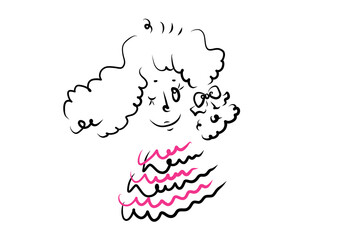 illustration of a face