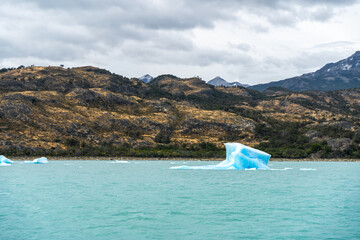 Upsala channel & blue iceberg