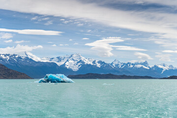 Iceberg in the middle of the Lago Argentino