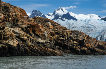 Small group over  Perito Moreno glacier