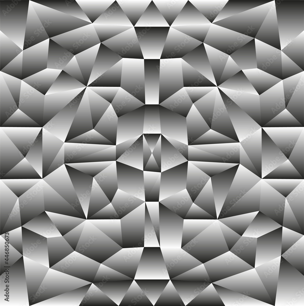 Aufkleber polygonal mosaic wallpaper pattern. vector illustration. business design templates. low poly texture
