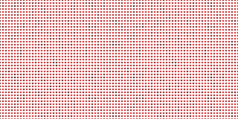 White luxury background with red  beads. Seamless vector illustration.