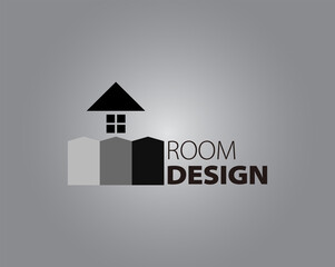 Real estate, builder logo, construction logo, creative logo house shape vector illustration color design template