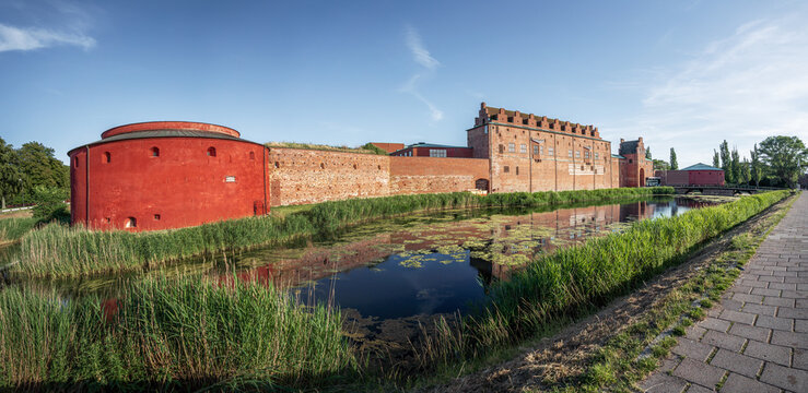 Panoramic view of Malmo Castle - Malmo, Sweden