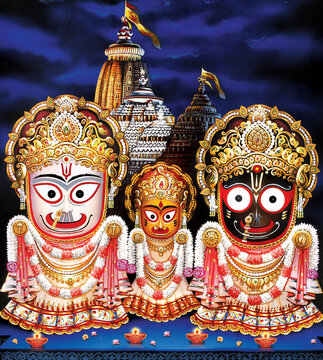 High Resolution Indian God Lord Jagannath Digital Images