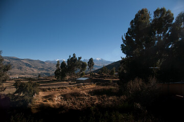 A landscape view of Souther Peru 