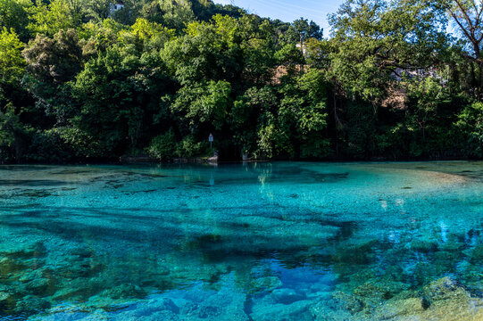 the mass of narni in stifone bathing place