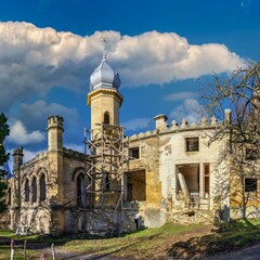 Abandoned Kuris manor in Ukraine