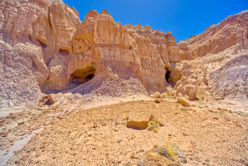 Cave Entances along Red Basin Trail in Petrified Forest AZ