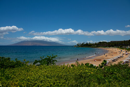 Beach on the Island of Maui, Aloha Hawaii.