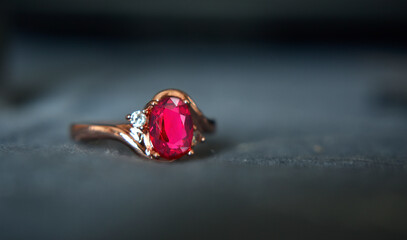 ruby redruby jewelryring