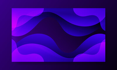 Abstract blue geometric background. Modern background design. Liquid color. Fluid shapes composition. Fit for presentation design. website, basis for banners, wallpapers, brochure, posters
