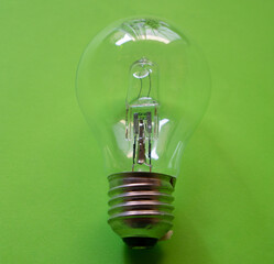 light bulb on colorful backgrounds