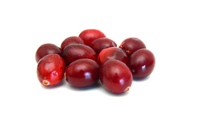Cranberry isolated on white background