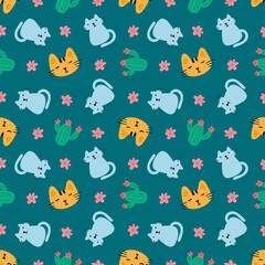 Beautiful pattern with icons and design elements