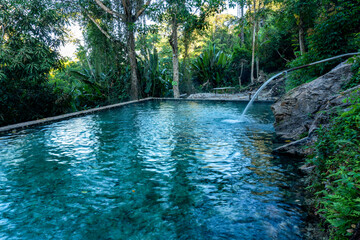 Naklejka premium lago azul