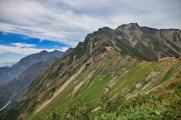 mt.goryu, early autumn, 初秋の五竜岳登山