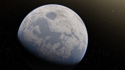 Planets and galaxy, science fiction wallpaper