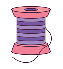 pink spool design