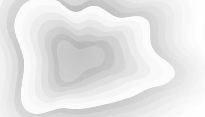 White abstract curve wave background vector