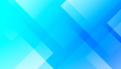 Abstract blue square shape with futuristic concept background