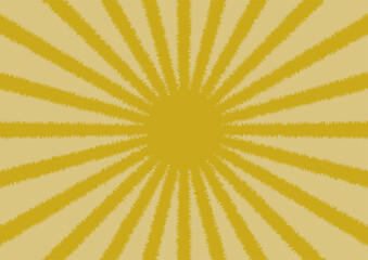 集中線、手描き風ラフ