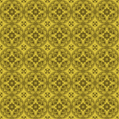 Vintage seamless floral pattern style