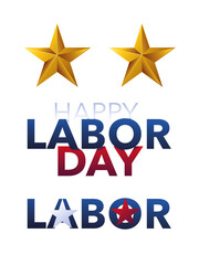 Obraz premium happy labor day card