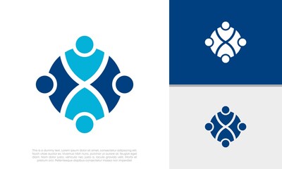 Human Resources Consulting Company, Global Community Logo	
