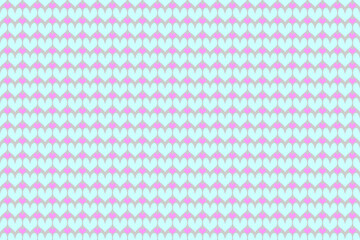 Seamless pastel color cute little heart shaped wallpaper with gray background, concept for romantic love.