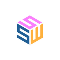 Hexagon logo with the letters SSW design