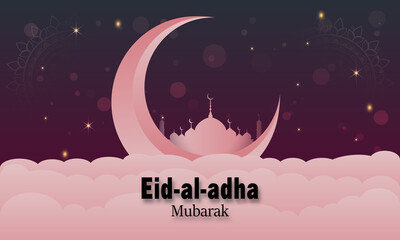 Eid Al Adha Eid Mubarak Happy Muslim eid culture Arabic Style design