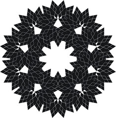 black shape icon logo and badge