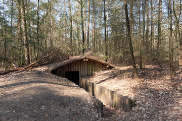 The hidden village, Veluwe, Gelderland Province, The Netherlands