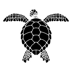 swimming sea turtle graphics, turtle back vector illustration, tortoiseshell structure illustration.